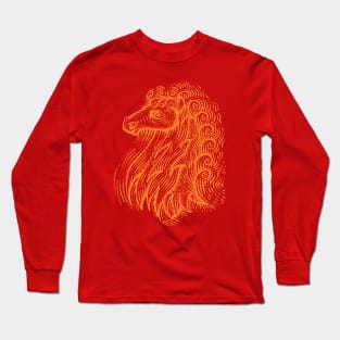 Horse Head Long Sleeve T-Shirt